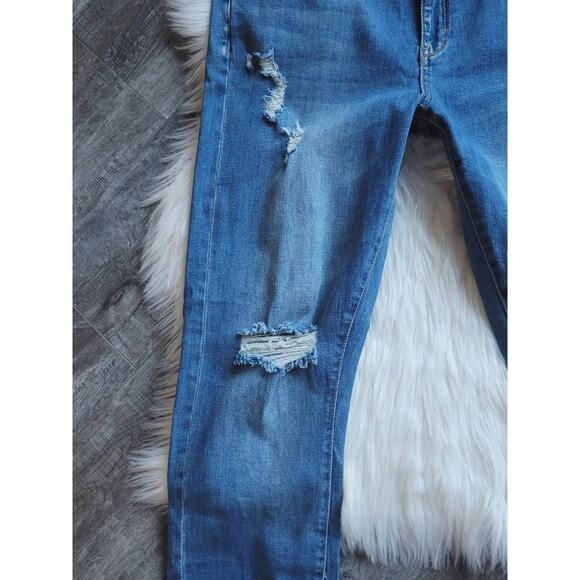 NEW Anthropologie Pilcro The Slim Boyfriend Distressed Jeans - 32 Waist - Picture 8 of 11